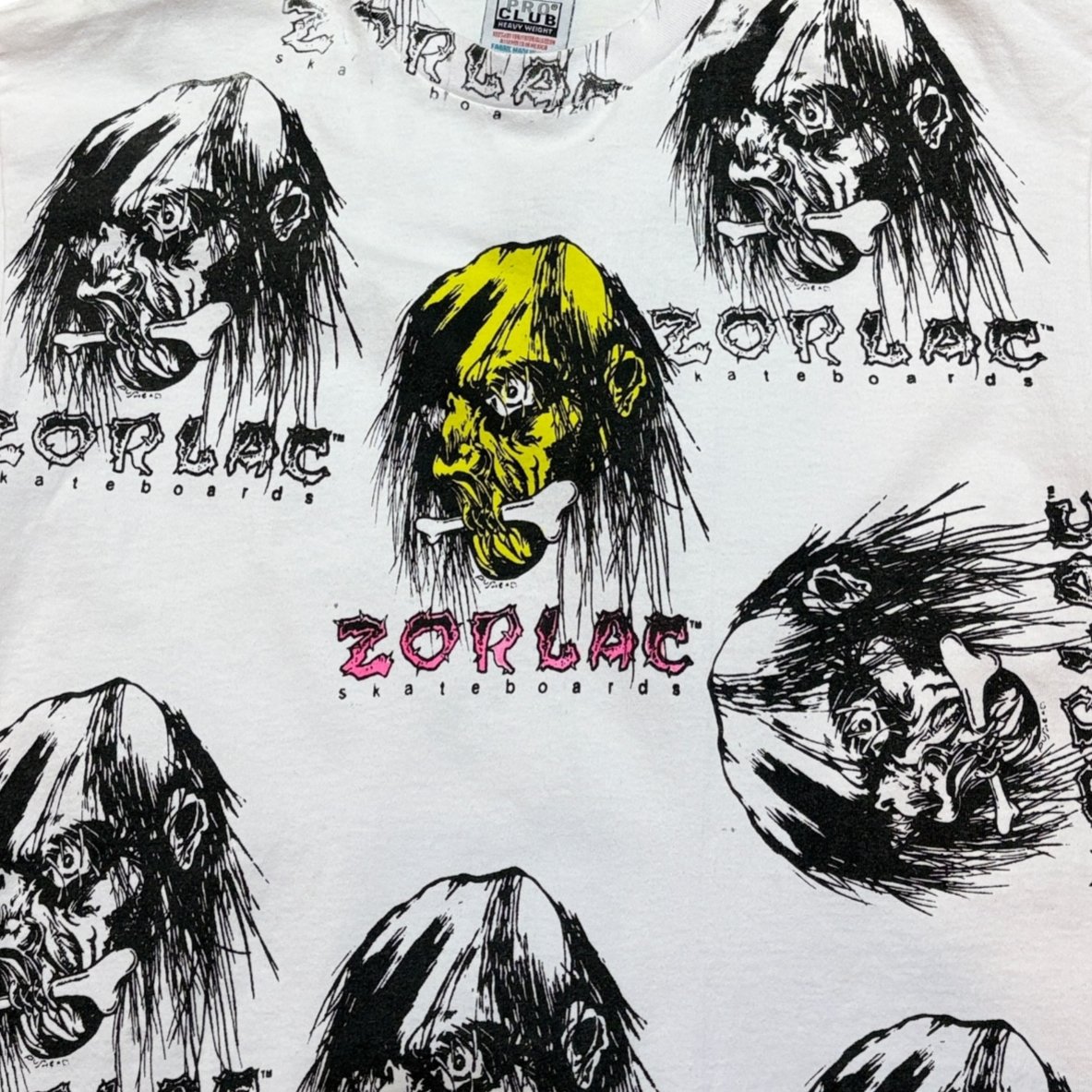 USED】2000s ZORLAC ゾーラック Bootleg マルチプリント Lサイズ |