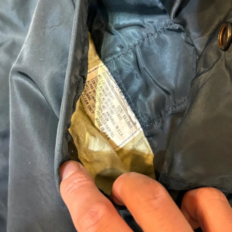 Alpha ma1 00s made in usa 美品 USED】1980s ALPHA アルファ MA-1 NAVY XXLサイズ アメリカ製