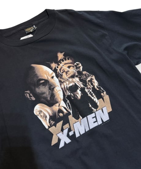 【USED】2000s X-MAN SS T-SHIRTS BLACK XLサイズ USA製