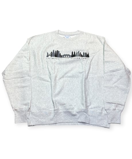 【NEW ITEM】Champion RW THE MET メトロポリタンミュージアム クルーネックスウェット ASH GRAY XLサイズ