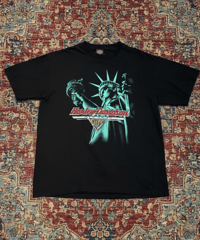【USED】1990s HARLEY-DAVIDSON CAFE NY ハーレーダビッドソンカフェ SS T-SHIRTS ブラック XXLサイズ アメリカ製