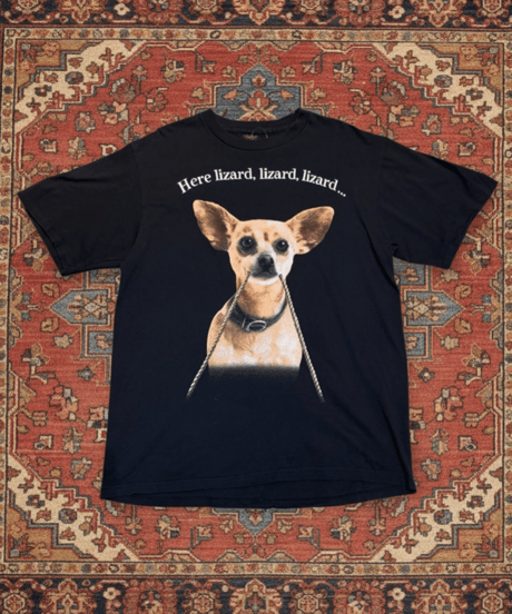 【USED】1990s TACO BELL SS T-SHIRTS チワワ BLACK XLサイズ