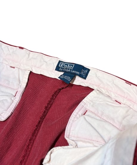【USED】1990s Polo Ralph Lauren コーデュロイパンツ RED W36L34 レアカラー