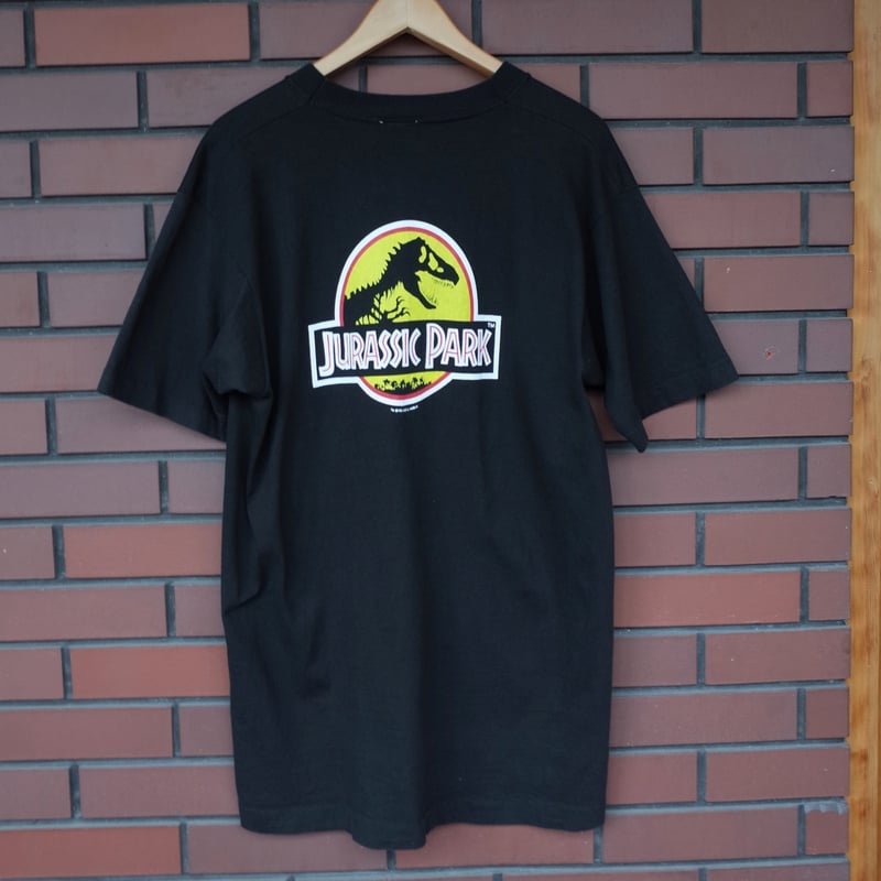 古着 90s USA製 JURASSIC PARK ジュラシックパーク 恐竜 - トップス 