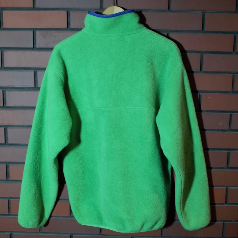 90s Patagonia シンチラスナップT アシッドグリーン Mサイズ アメリカ 