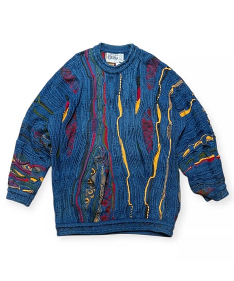 【USED】1990s COOGI クージー コットンニット オーストラリア製 Mサイズ
