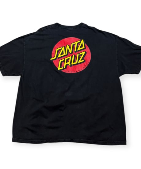 【USED】2000s SANTACLUZ サンタクルズ 半袖Tシャツ BLACK  XXLサイズ