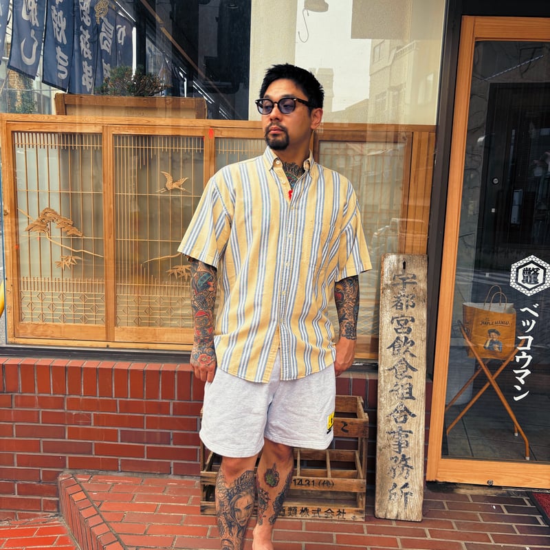 90s old GAP rayon shirt レーヨンシャツ 黄色 90s old GAP rayon shirt レーヨンシャツ 黄色