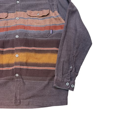 00s  Patagonia  パタゴニア　ヘビーフランネルシャツ　ブランケット柄　Lサイズ　ポルトガル製