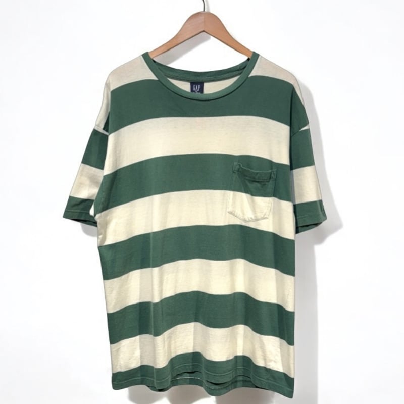 希少美品　90s00s 【カナダ製】OLD GAP ボーダー　vintage 楽天市場】90s USA製 OLD GAP ボーダー タートルネック 長袖 T