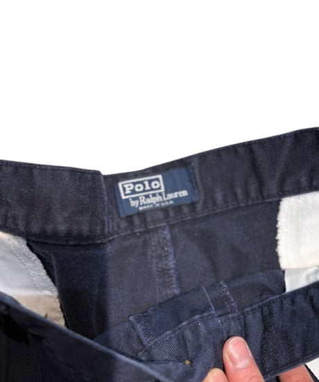 【USED】 1990s Polo Ralph Lauren  ショートパンツ NAVY アメリカ製
