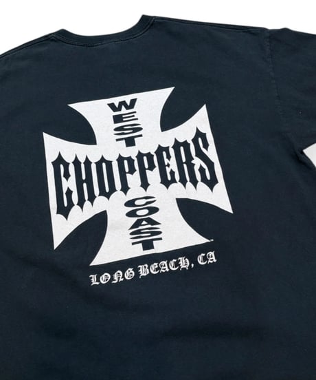 【USED】1990s WEST COAST CHOPPERS 半袖Tシャツ BLACK XXXLサイズ