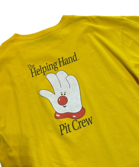 【USED】2000s PIT CREW 43 SS T-SHIRTS YELLOW XLサイズ