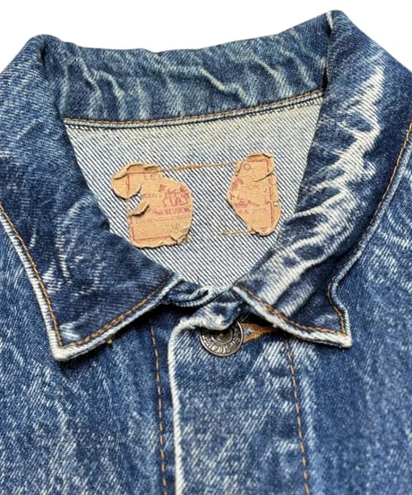 【USED】1980s Levi’s 57508 アシッドデニムジャケット ブリーチ Lサイズ