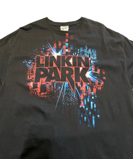 【USED】2000s Linkin Park リンキン・パーク SS T-SHIRTS 半袖Tシャツ BLACK XLサイズ HANESボディ