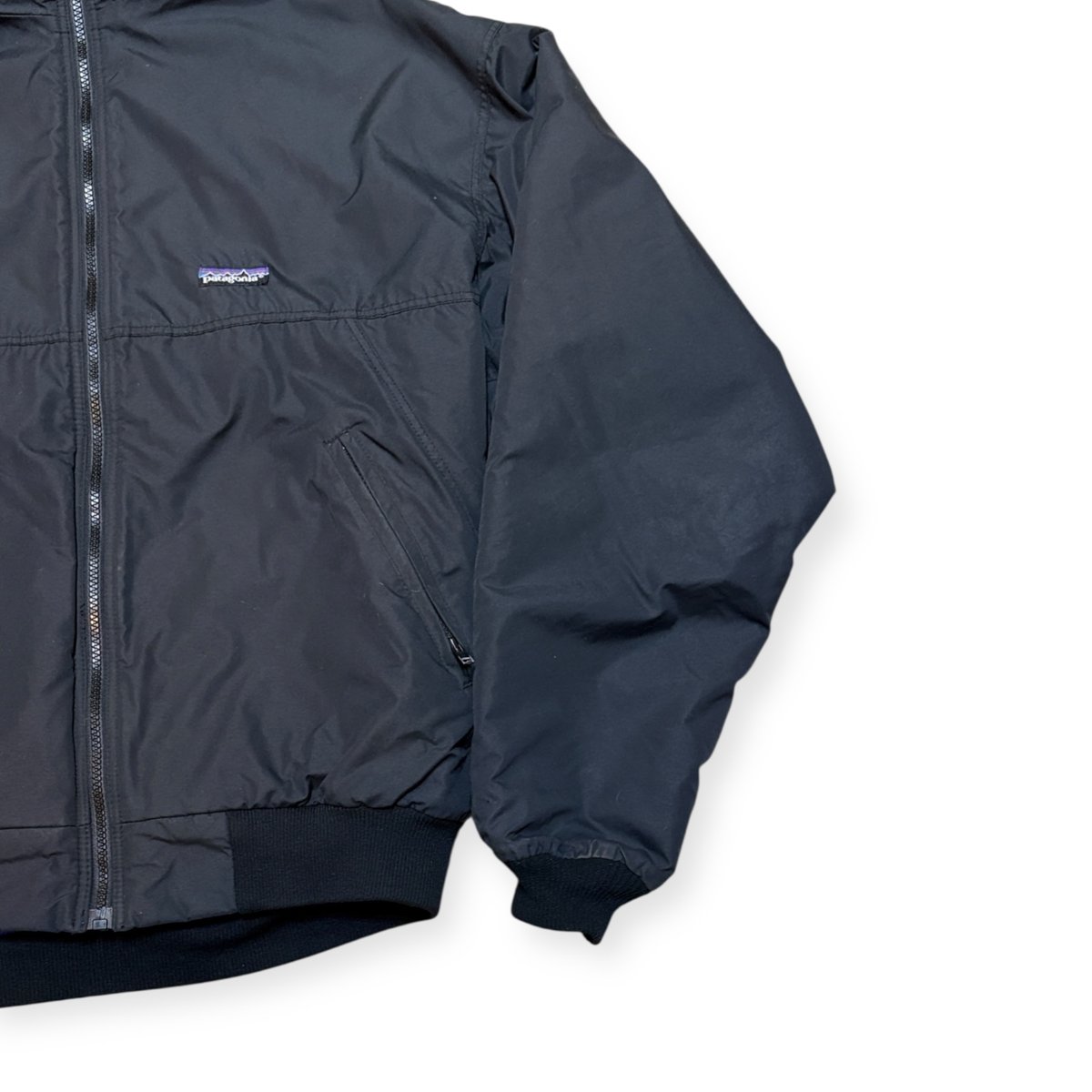 USED】1980s Patagonia パタゴニア シェルドシンチラ ブラック、ブルー
