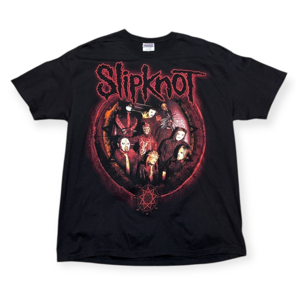 USED】2000s SLIPKNOT スリップノット バンドTシャツ HANES XLサイ