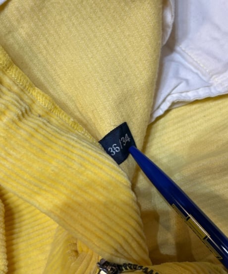 【USED】1990s Polo Ralph Lauren コーデュロイパンツ イエロー W36L34 レアカラー