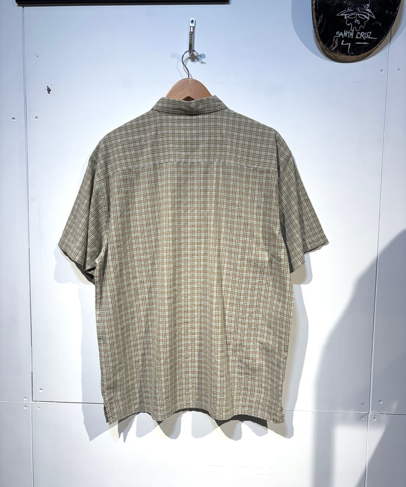 S5 Patagonia パッカーウェアシャツ Lサイズ グリーン系チェック 美品