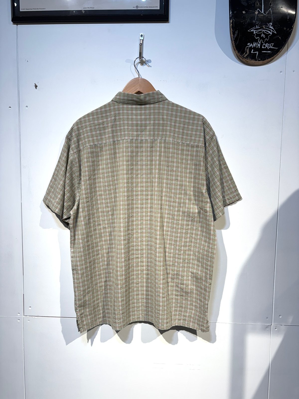 S5 Patagonia パッカーウェアシャツ Lサイズ グリーン系チェック 美品