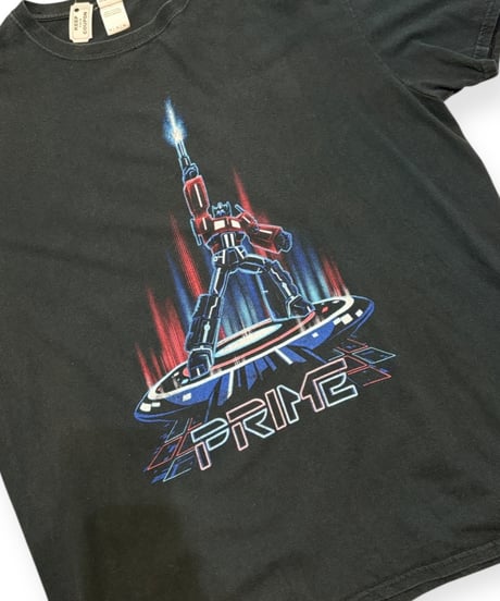 【USED】2000s トランスフォーマー SS T-SHIRTS オプティマスプライム BLACK XLサイズ