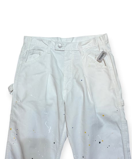 【USED】2000s Dickies Sherwin Williams ホワイトペインターパンツ W34L30 ペンキ