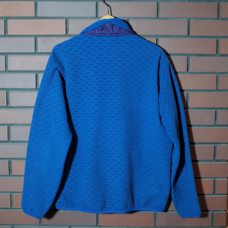90s Patagonia シンチラ3DジップTネック ブルー Lサイズ 90s Patagonia シンチラ3DジップTネック ブルー Lサイズ