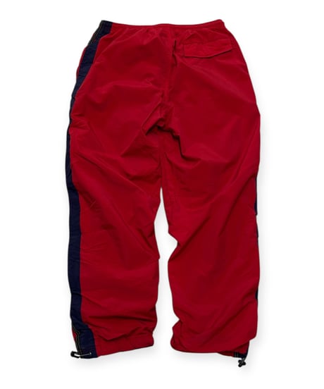 【USED】1990s POLO SPORTS ナイロンパンツ RED Lサイズ