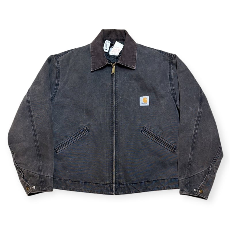USED】2000s Carhartt デトロイトジャケット ノーチェスト BLACK Lサ