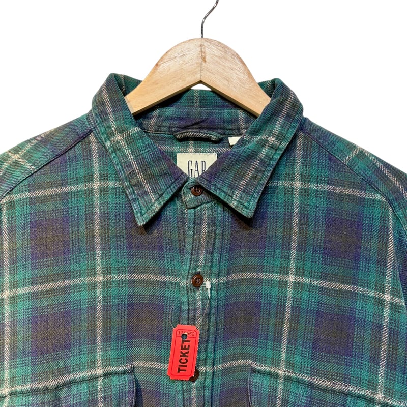 DESCENDANT】チェックネルシャツ M グリーン系 DESCENDANT - KENNEDY'S