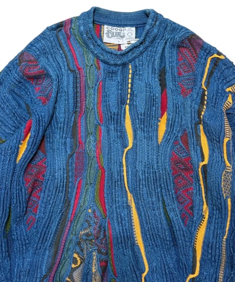 【USED】1990s COOGI クージー コットンニット オーストラリア製 Mサイズ