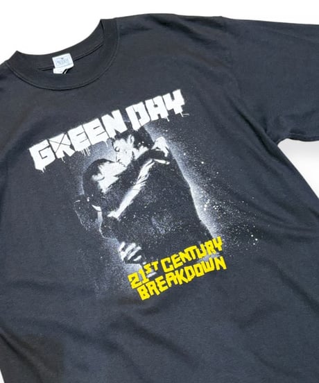 【USED】2000s GREEN DAY SS T-SHIRTS バンドTシャツ BLACK XLサイズ