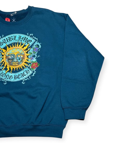 【USED】2000s SUBLIME バンド クルーネックスウェット blue Lサイズ