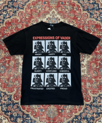 【USED】2000s STARWARS ダースベイダー SS T-SHIRTS BLACK Lサイズ位