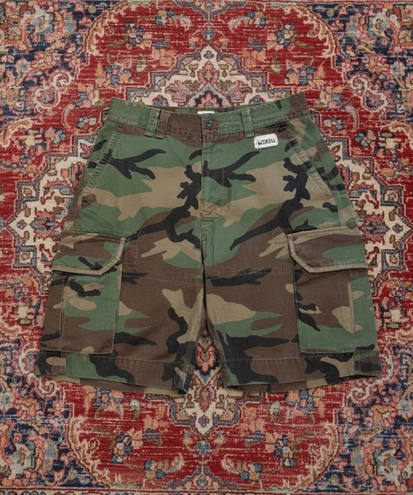 【USED】2000s Polo Ralph Lauren カーゴショートパンツ WOODLAND CAMO W32インチ