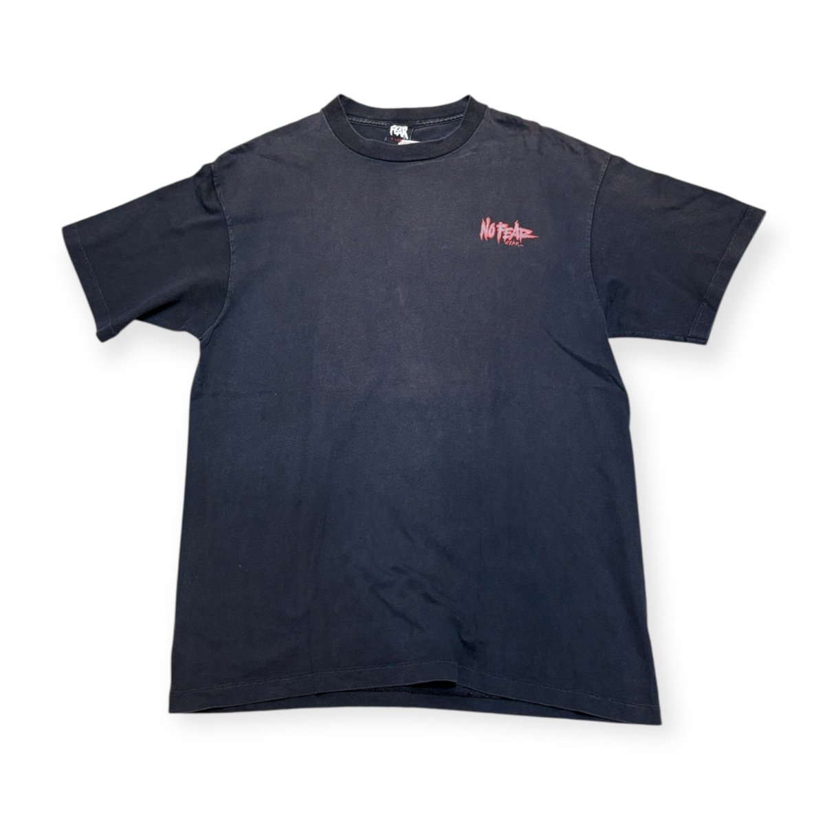 USED】 1990年代 NO FEAR 半袖Tシャツ 両面プリント XLサイズ アメリカ