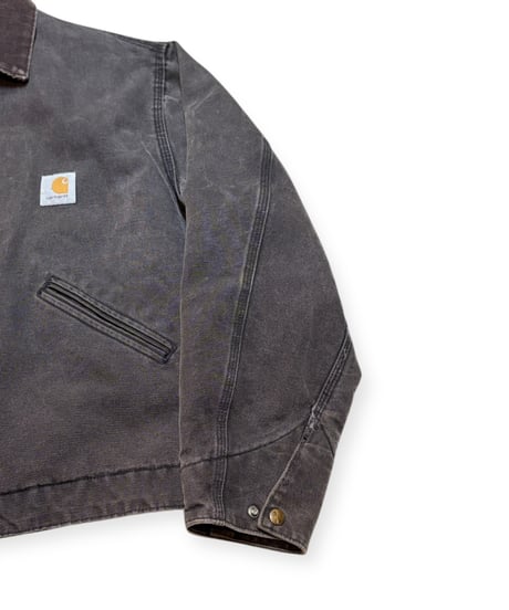 【USED】2000s Carhartt デトロイトジャケット ノーチェスト BLACK Lサイズ アメリカ製
