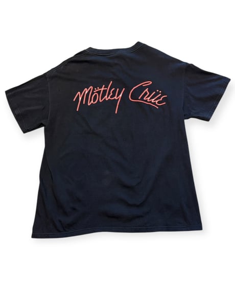 【USED】2000s MOTLEY CRUE モトリークルー SS T-SHIRTS 半袖Tシャツ Lサイズ BLACK