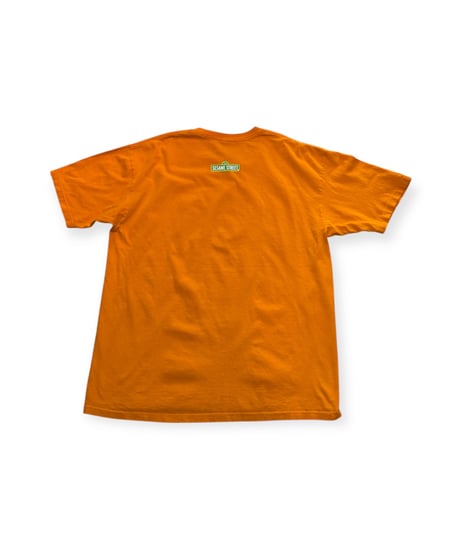 【USED】2000s ササミストリート Ernie SS T-SHIRTS オレンジ XLサイズ anvil