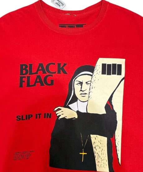 【USED】2000s BLACK FLAG バンドTシャツ RED XLサイズ  SSTレコーズ