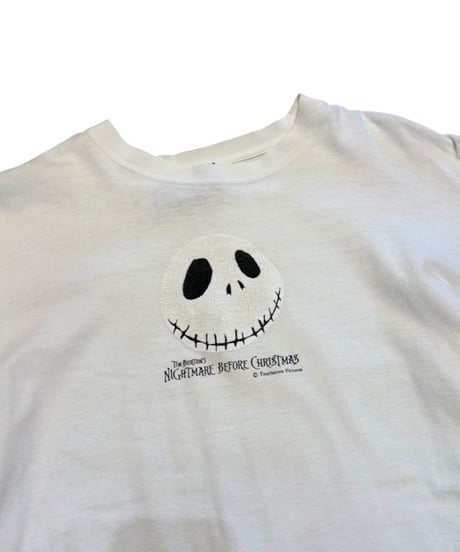 【USED】2000s The Nightmare Before Christmas LS T-SHIRTS 長袖Tシャツ ホワイト  Lサイズ アメリカ製