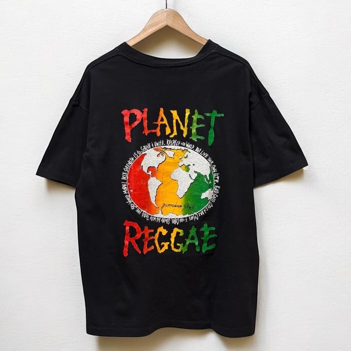 みーぱん　90s LLICA ドリス Tシャツ XL 90s PLANET REGGAE レゲェ ラスタ Tシャツ XLサイズ アメリカ製 |