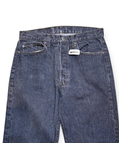 【USED】1980s Levi’s 501 ブラックデニムパンツ 先染め W33L30 アメリカ製 極美品