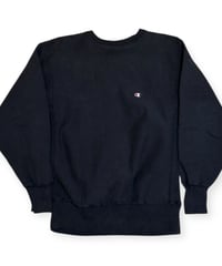 【USED】1990s Champion RW チャンピオンリバースウィーブ クルーネックスウェット BLACK Lサイズ アメリカ製