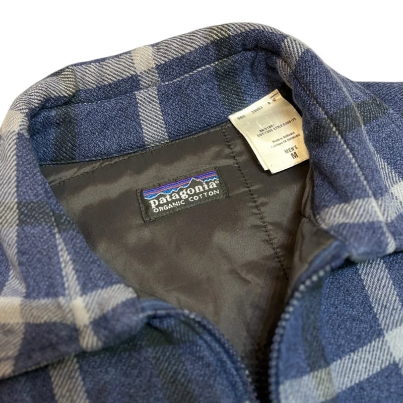 極美品 Patagonia 00年製 シャツ ポルトガル製 ブルー系 XL Patagonia