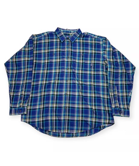 【USED】 00s Patagonia  フランネルシャツ  ブルーチェック柄　XLサイズ