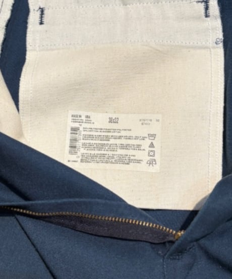 【USED】1990s Dickies 874 ワークパンツ NAVY W38L32 USA製
