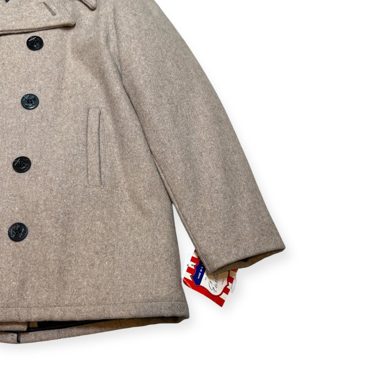 DEADSTOCK】1990s Cal Craft P-COAT ピーコート ベージュ ア