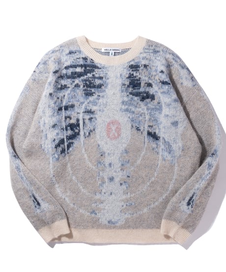 【NEW ITEM】 HELLA GREEN “Target Knit Sweater”