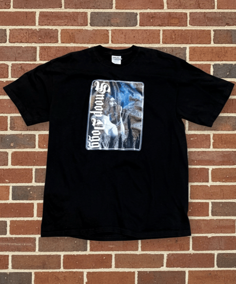 【USED】2000s SNOOP DOG スヌープドッグ SS T-SHIRTS BLACK XLサイズ